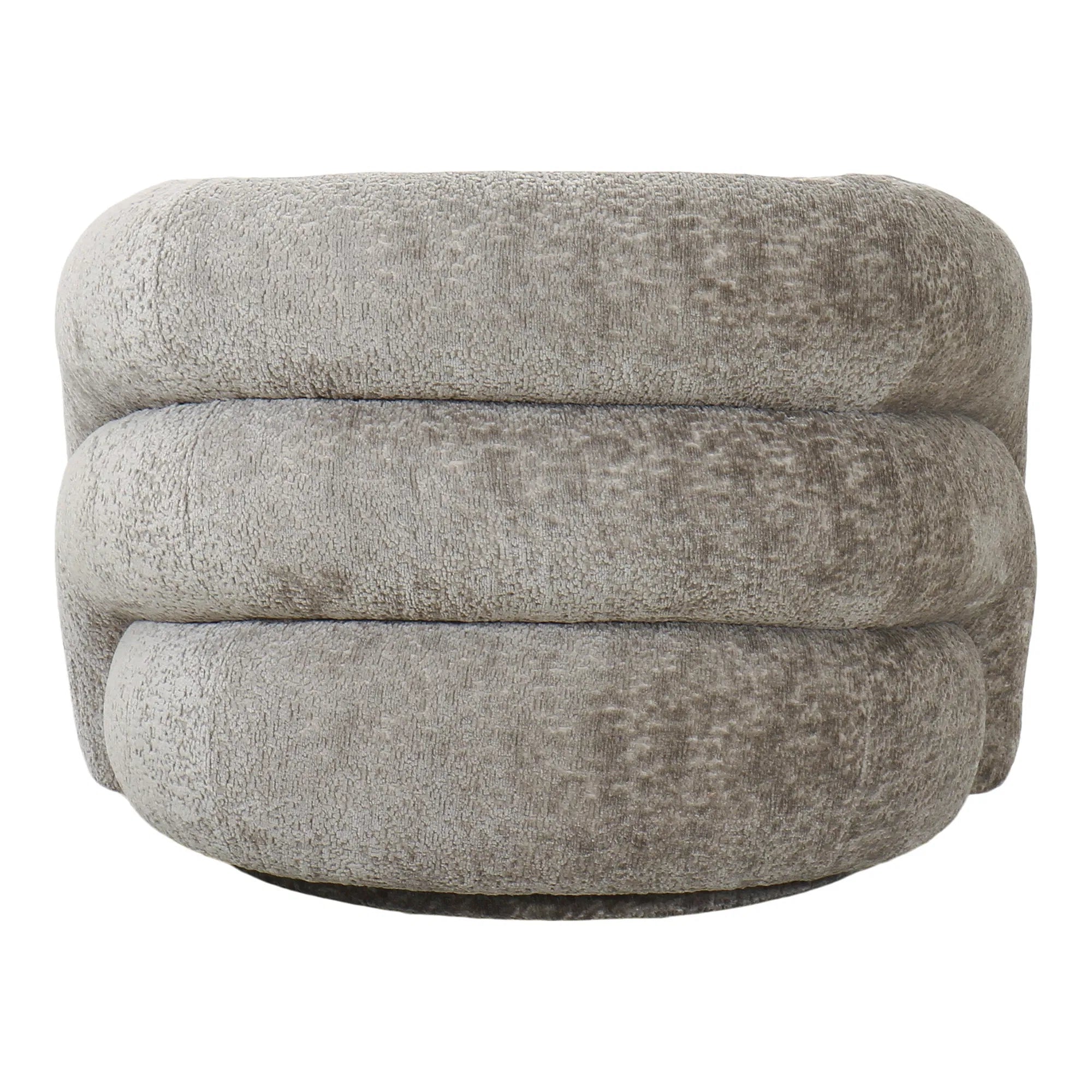 Designer Sofa-fauteuil Korfu met draaifunctie in Zand Bouclé
