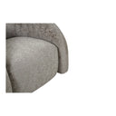 Designer Sofa-fauteuil Korfu met draaifunctie in Zand Bouclé