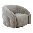 Designer Sofa-fauteuil Korfu met draaifunctie in Zand Bouclé