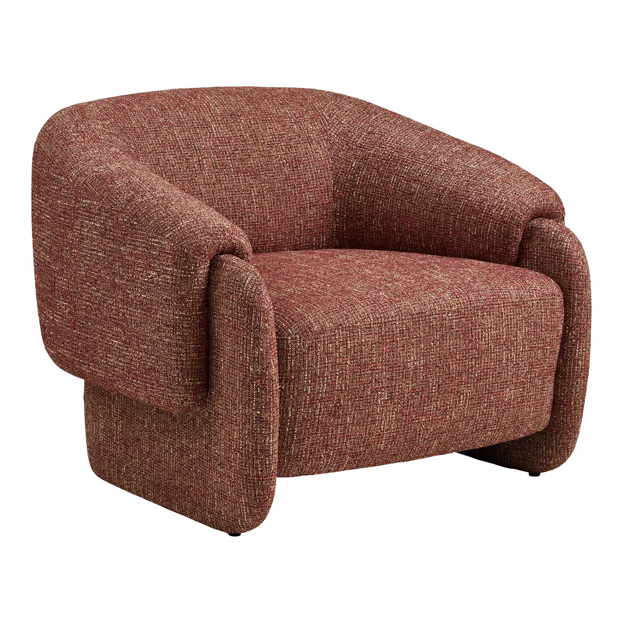Loungefauteuil Ravellin - Bordeaux Mix