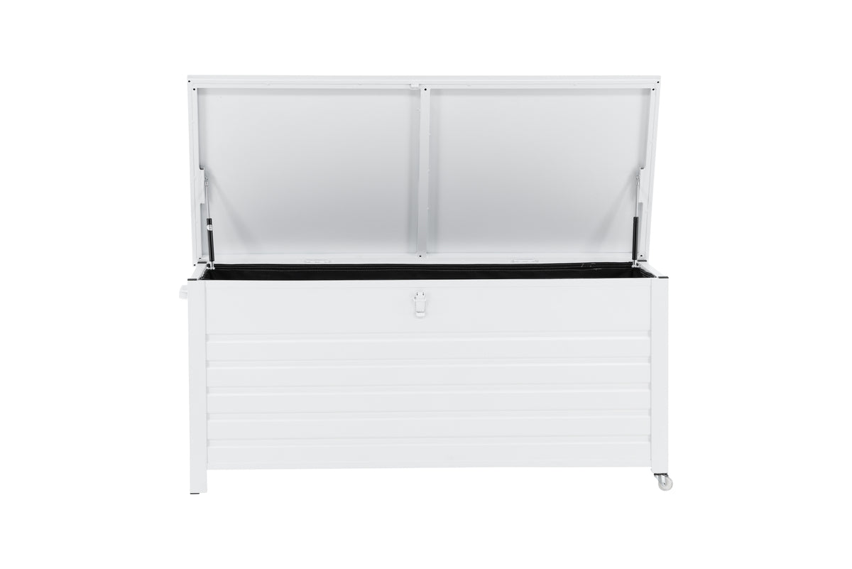 Tuin kussenbox Erika - Van wit aluminium