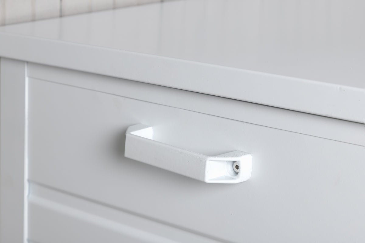 Tuin kussenbox Erika - Van wit aluminium