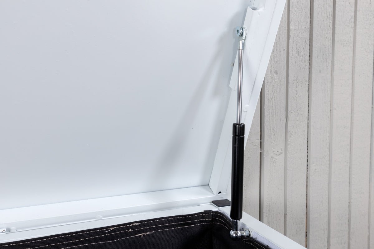 Tuin kussenbox Erika - Van wit aluminium