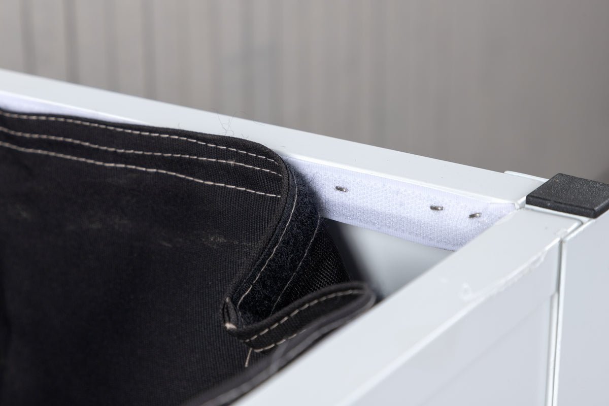 Tuin kussenbox Erika - Van wit aluminium