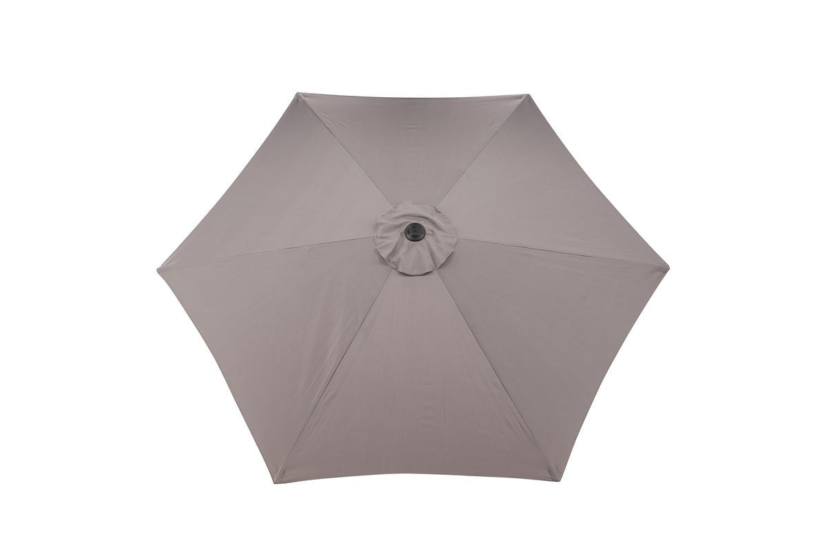 Parasol Imperia – Ø300 cm van grijs polyester