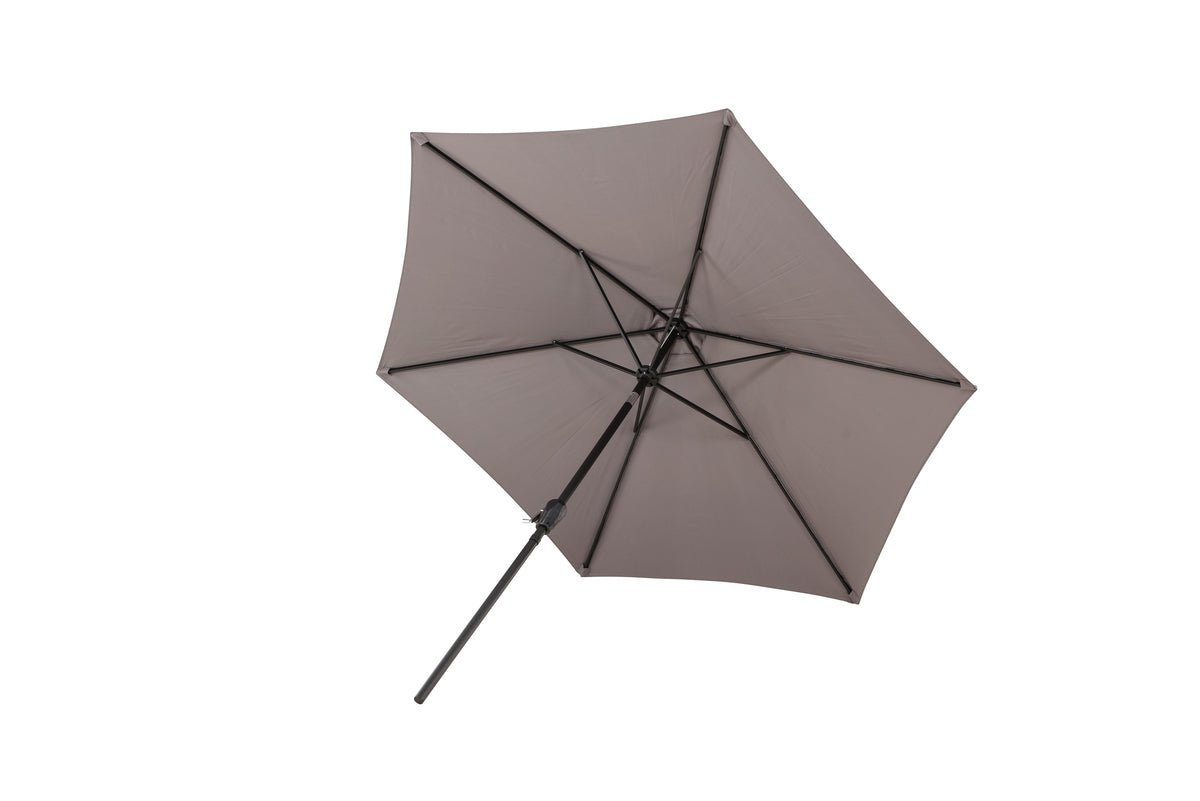 Parasol Imperia – Ø300 cm van grijs polyester