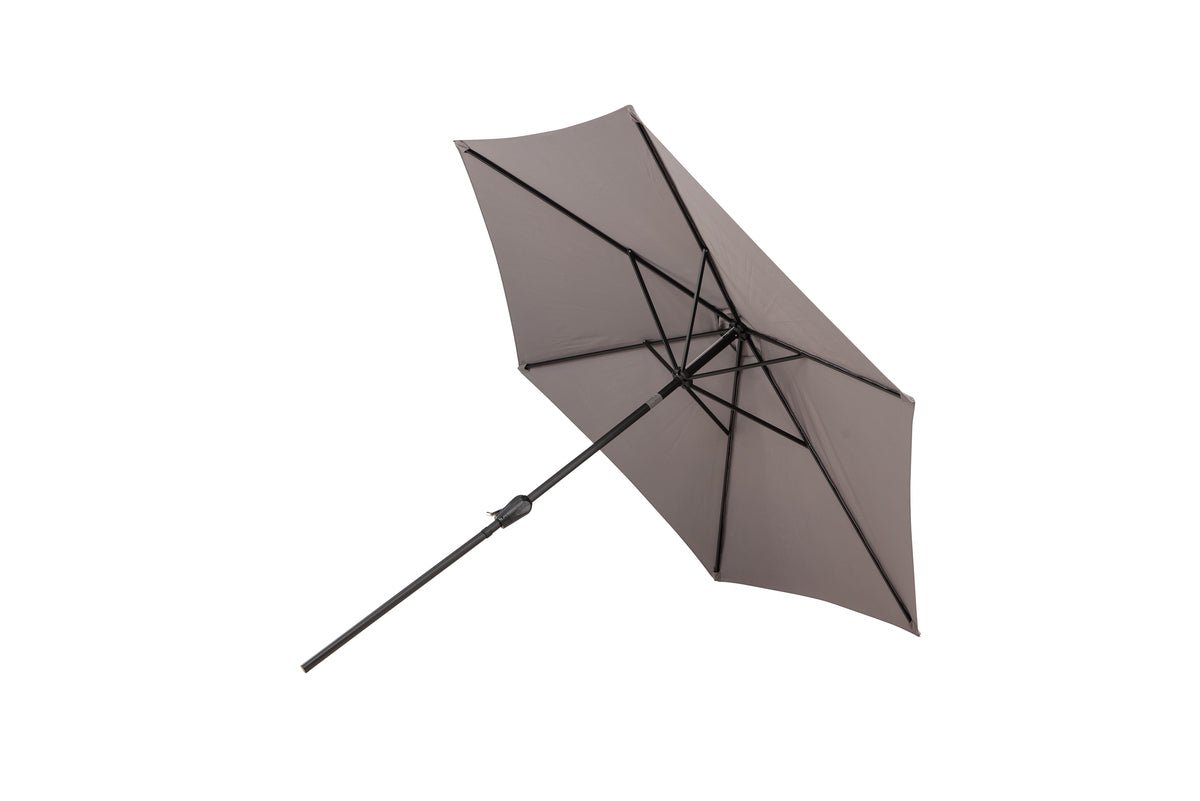 Parasol Imperia – Ø300 cm van grijs polyester