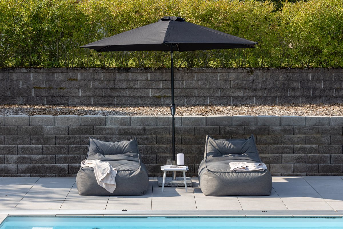 Parasol Mimor – Ø300 cm in Zwart