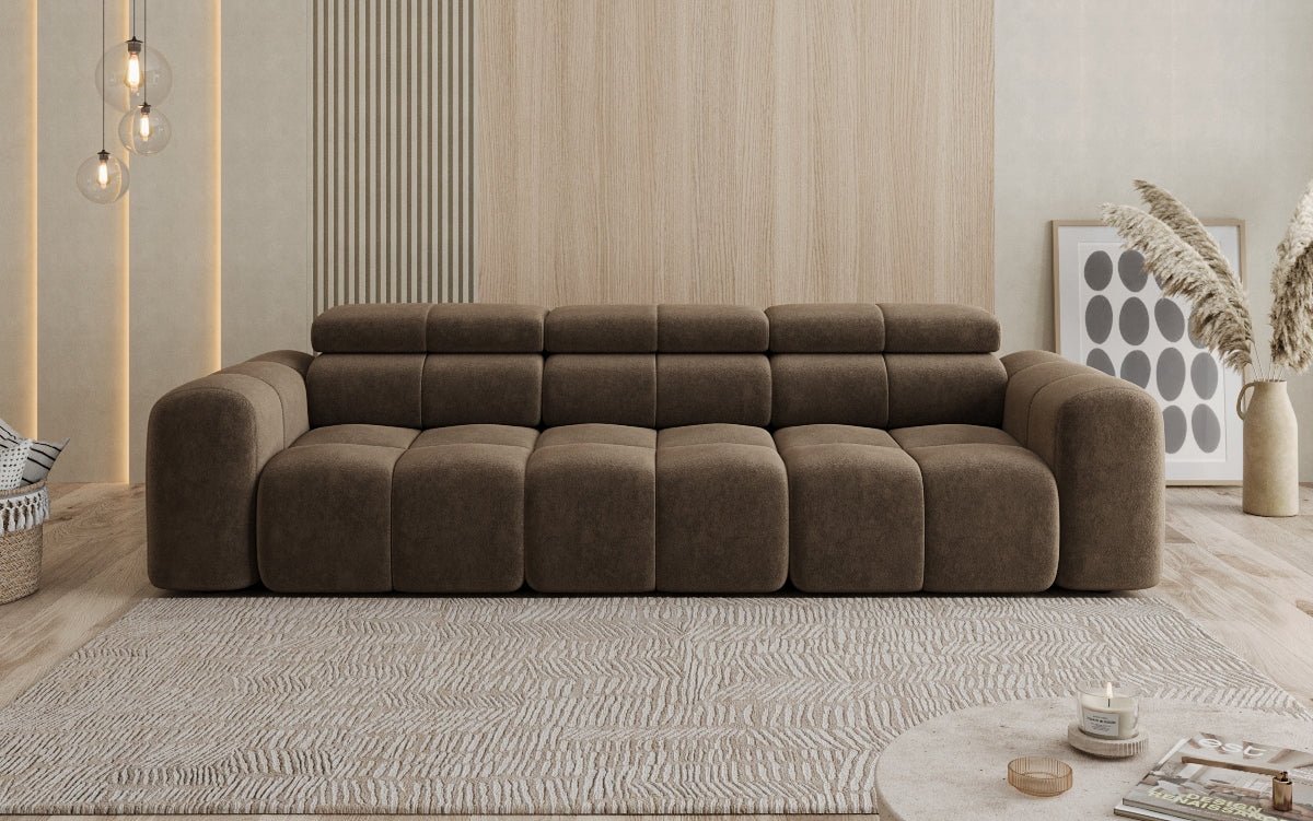 Designersofa 3-zits Mia in Chenille