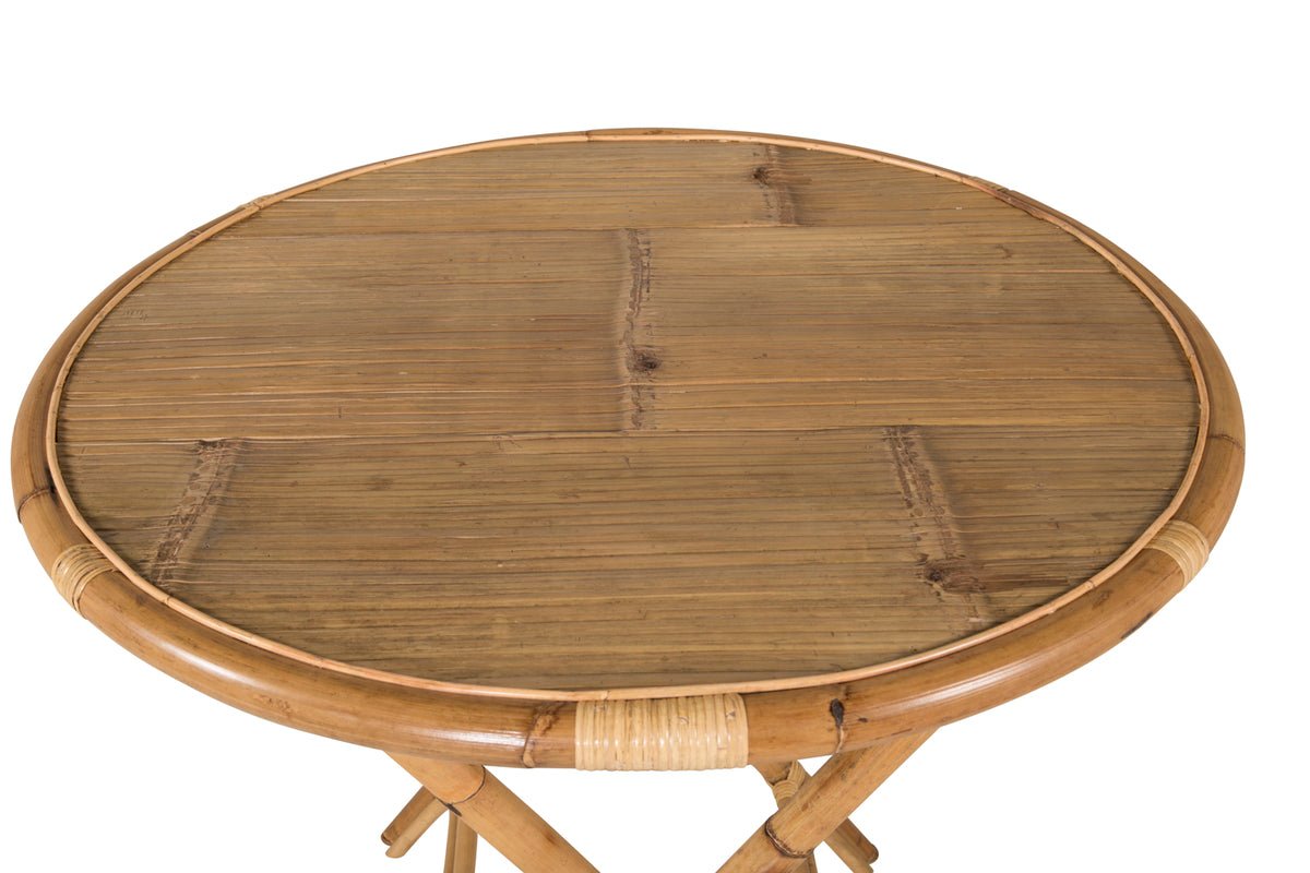 Tuin tafel Manori - een café tafel van bamboe