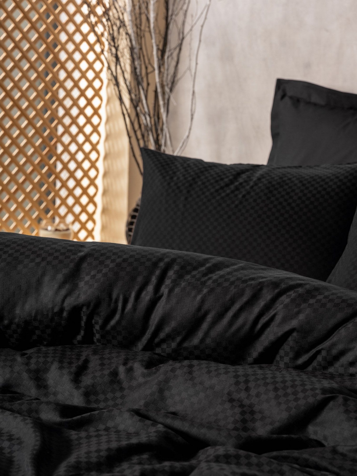 Beddengoedset Zwart – 100% katoen Ranforce