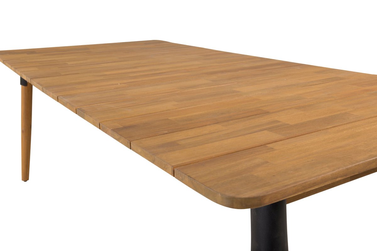 Gartentisch Ziwa - een rechthoekige eettafel van acaciahout