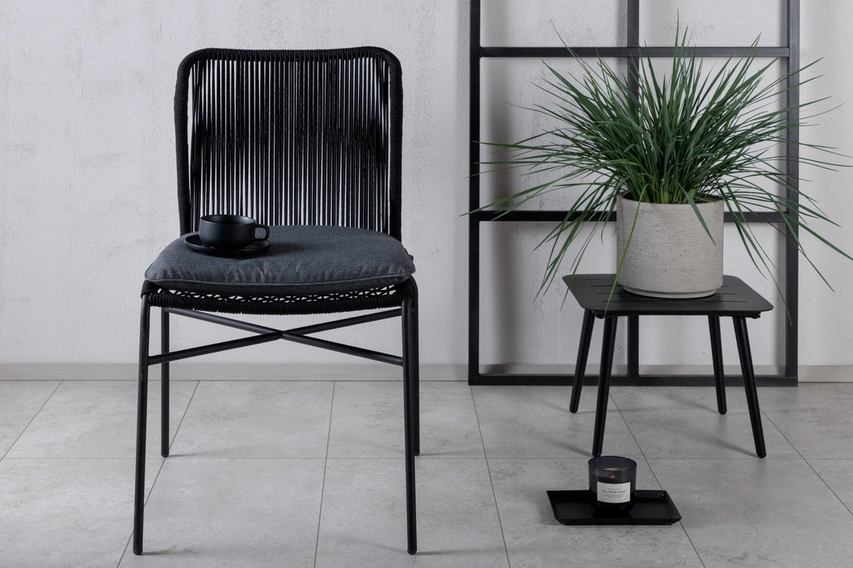 4-delige set - Tuinstoel Elias van Metaal/polyester