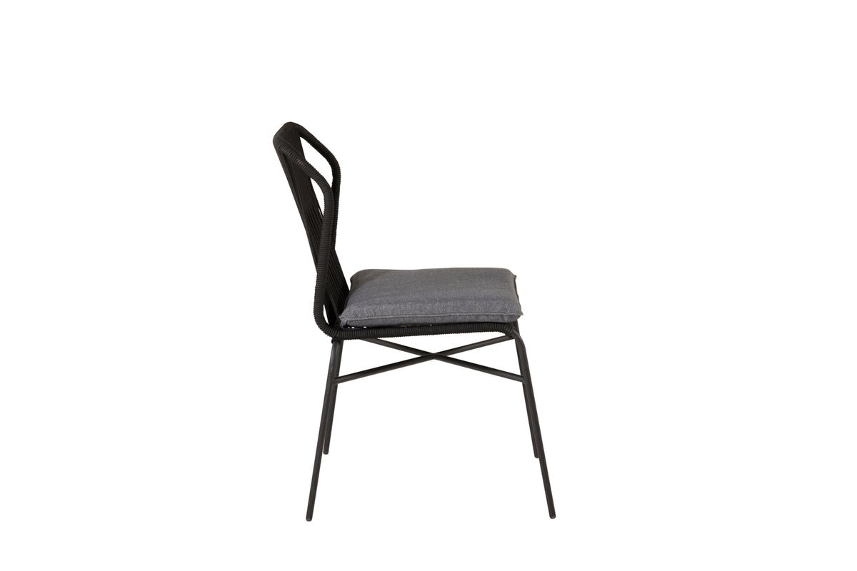 4-delige set - Tuinstoel Elias van Metaal/polyester