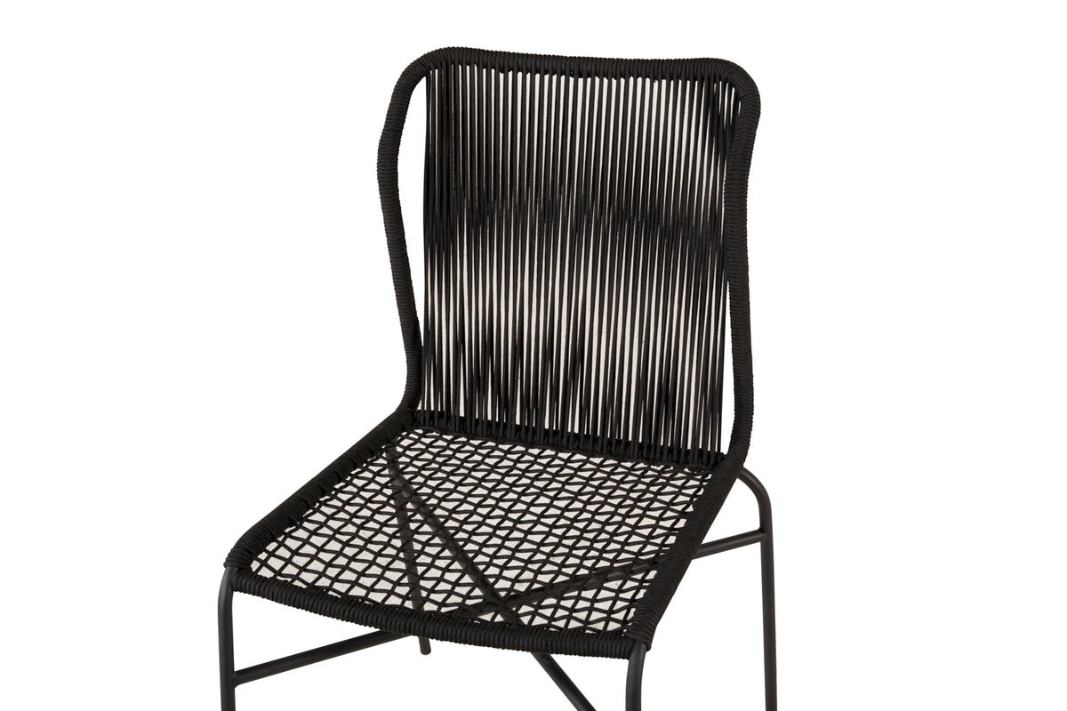 4-delige set - Tuinstoel Elias van Metaal/polyester