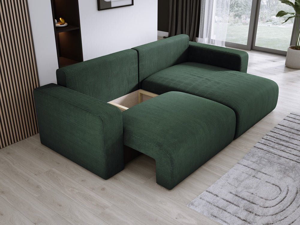 Designerbank Carl Ribstof met slaap- en klapfunctie