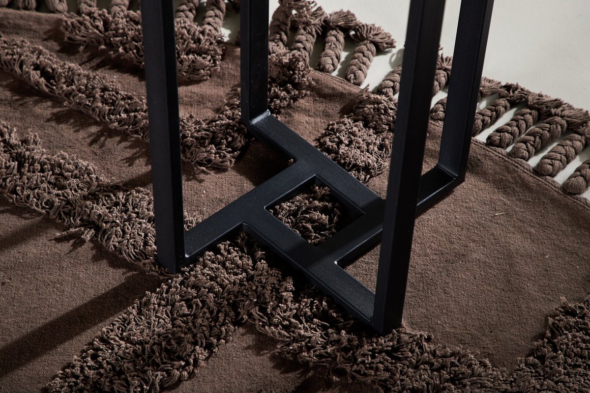 Salontafel/bijzettafel Paul - in Zwart