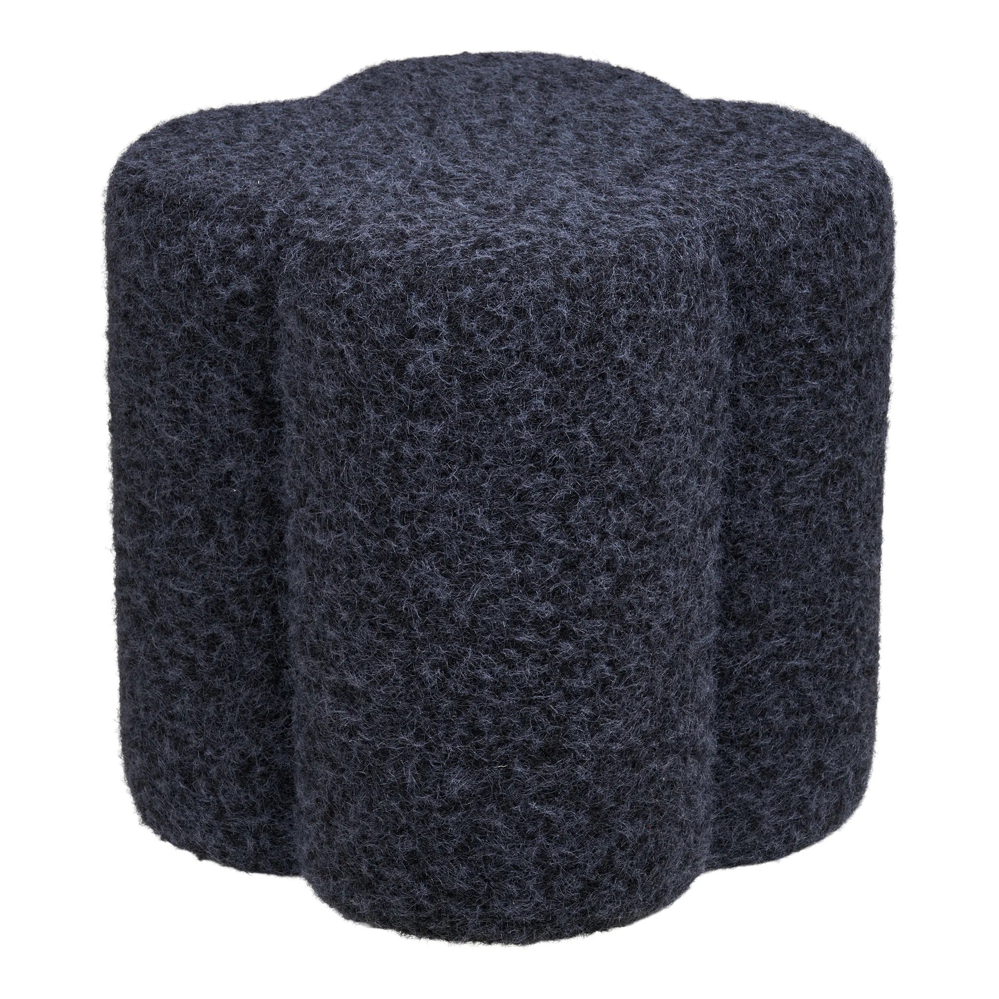 Bijzetkruk Mercury - van blauw polyester