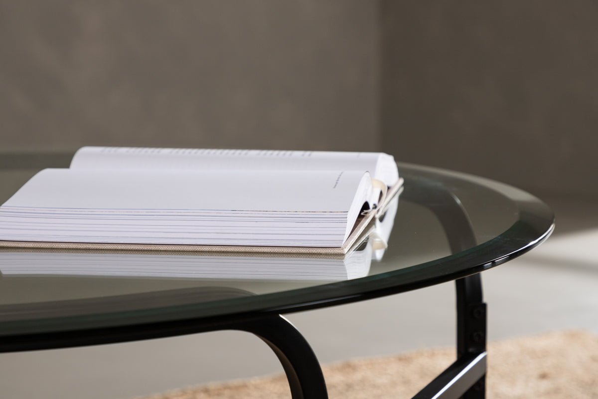 Salontafel Silento - met glazen blad