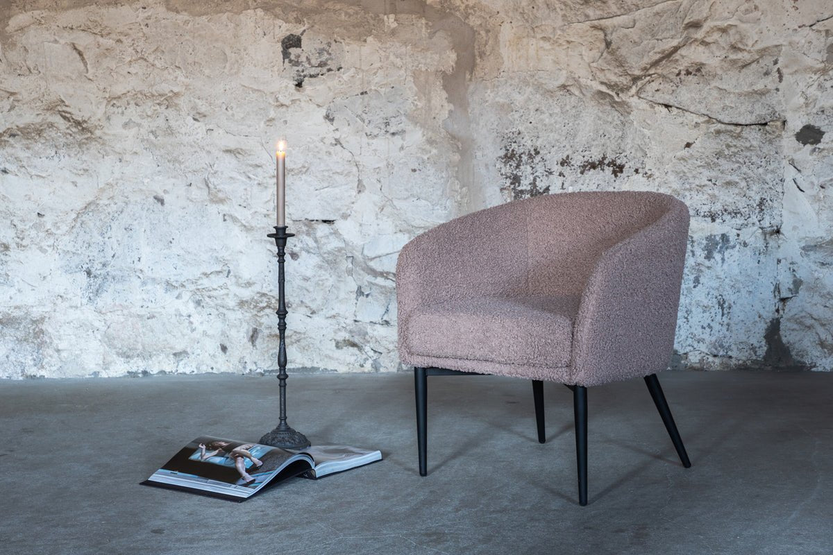 Fauteuil Velvet - met zachte teddybekleding