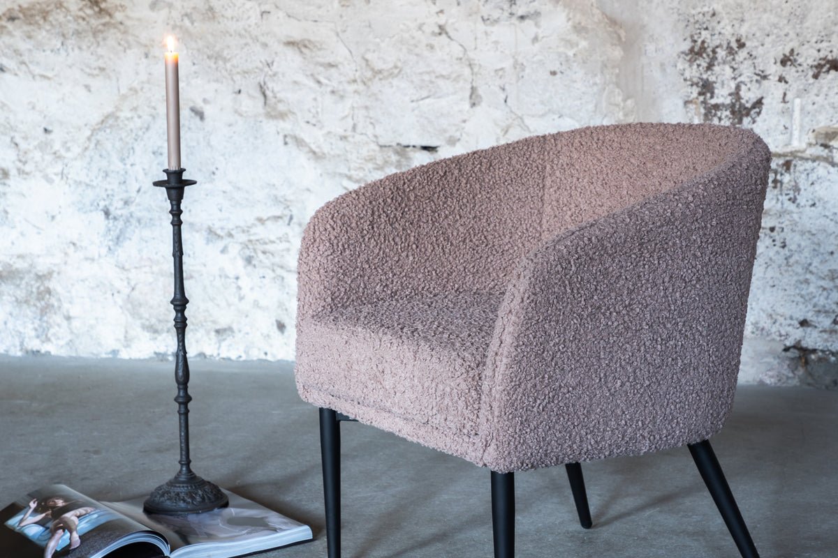 Fauteuil Velvet - met zachte teddybekleding
