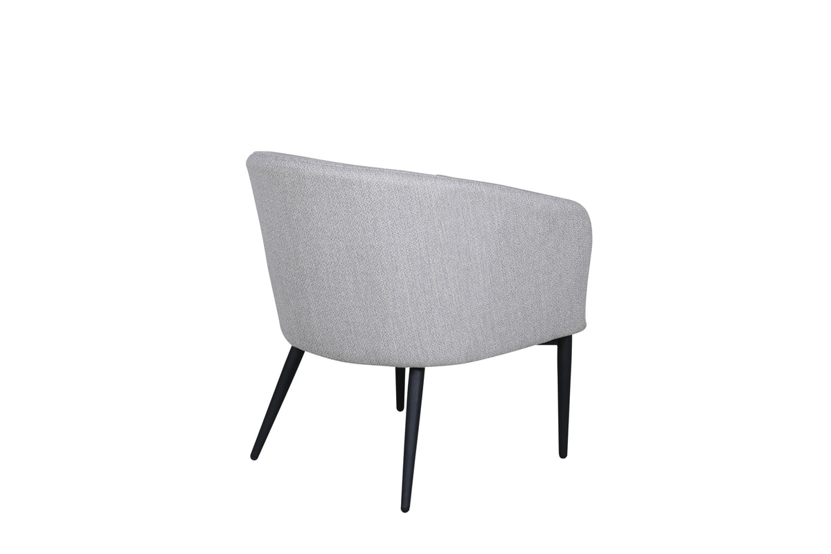 Fauteuil Katy - met grijze zitting van polyester