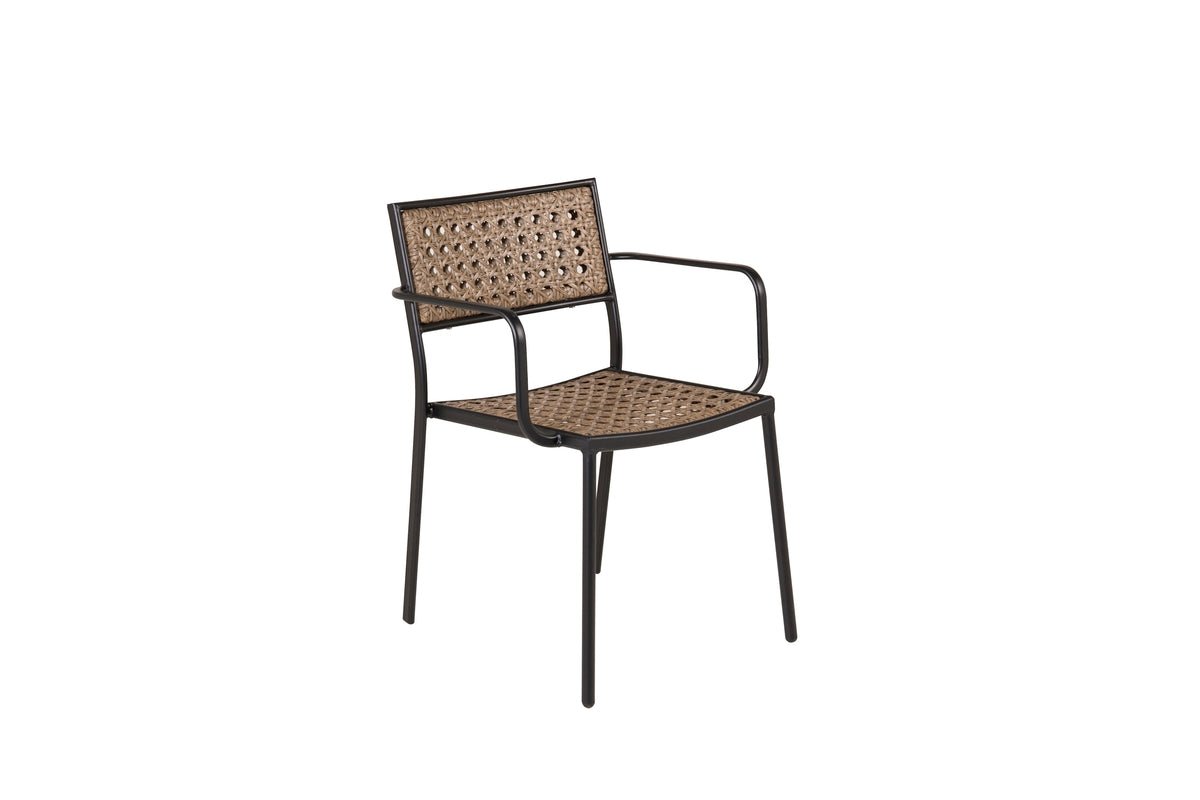 Set van 4 - Tuinstoel Marave van rattan inclusief kussen
