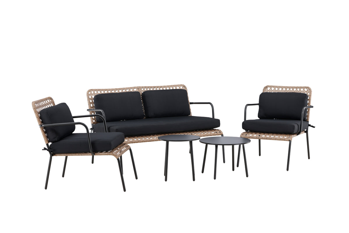 Loungeset Marocco - rugleuningen en zitvlakken van natuurlijk riet