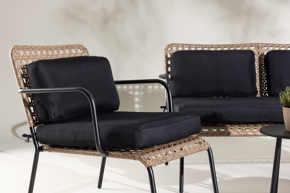 Loungeset Marocco - rugleuningen en zitvlakken van natuurlijk riet
