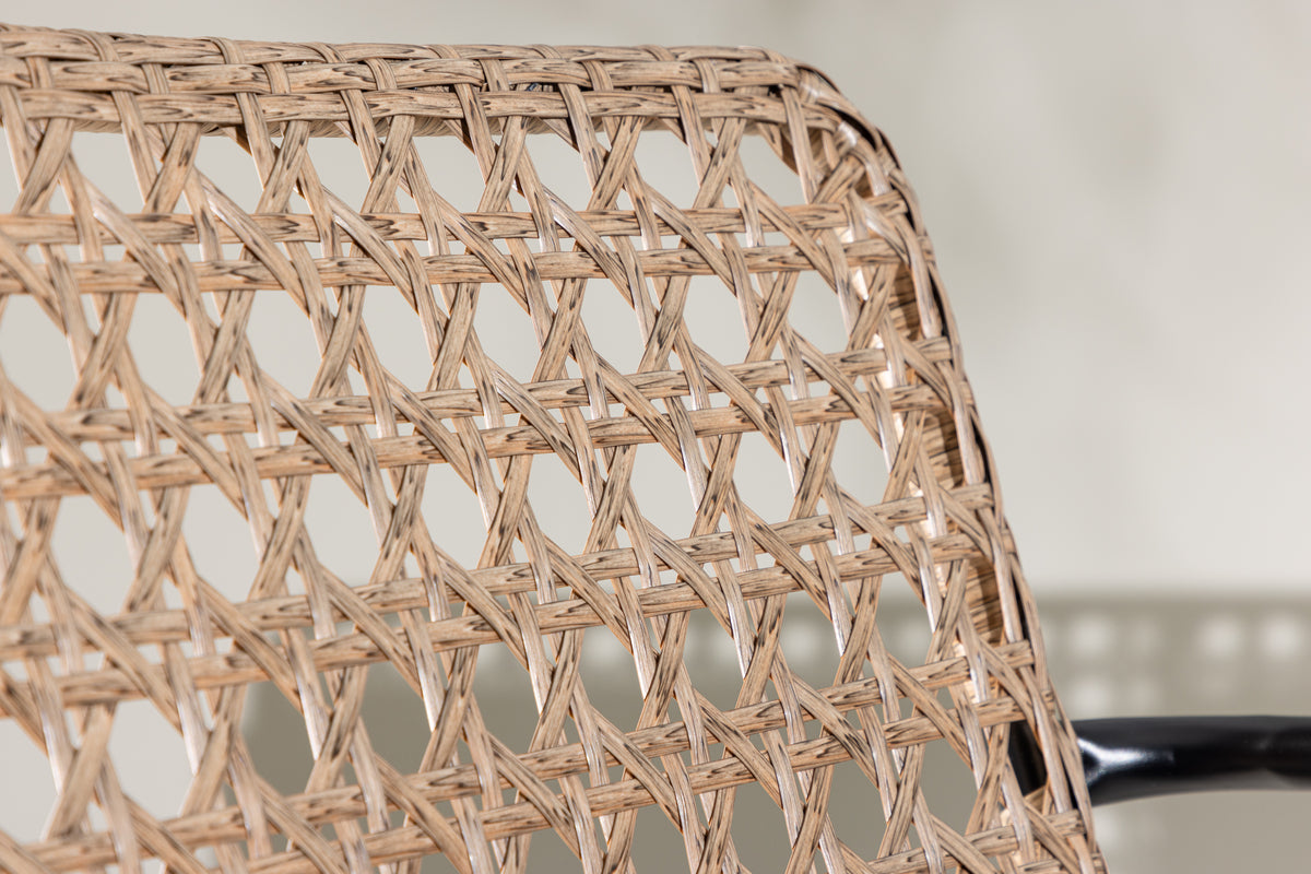 Loungeset Marocco - rugleuningen en zitvlakken van natuurlijk riet