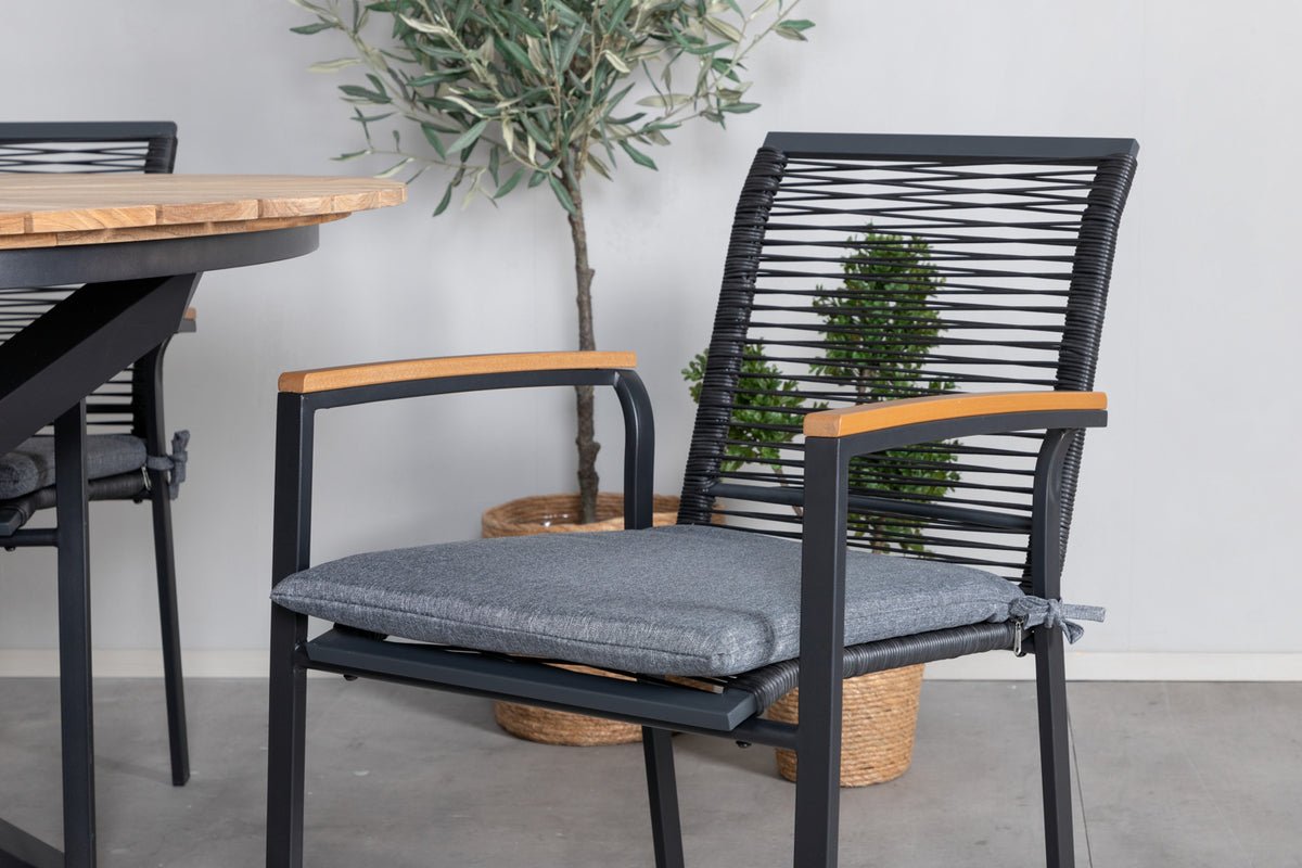 2-delige set - Tuinstoel Denver van Metaal/polyester