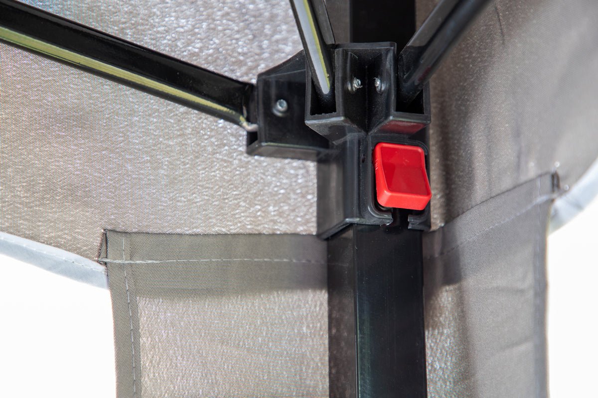 Paviljoen Monarch - 295x295 cm in de kleuren Bruin of Grijs