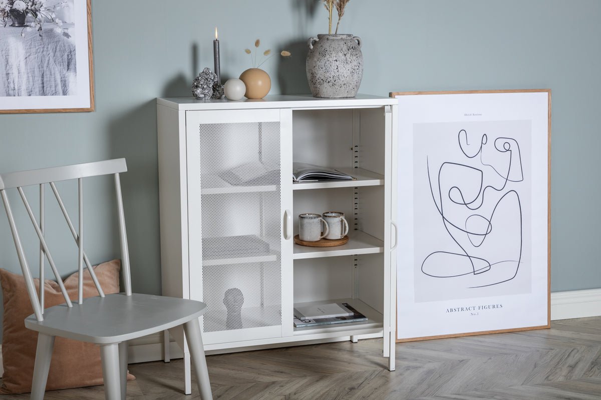 Kommode Faylen – Industrieel ontwerp in Zwart, Wit & Grijs