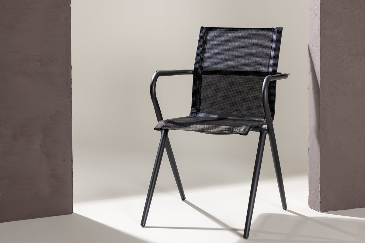 Set van 6 - Tuinstoel Andrea van Textilene/Aluminium