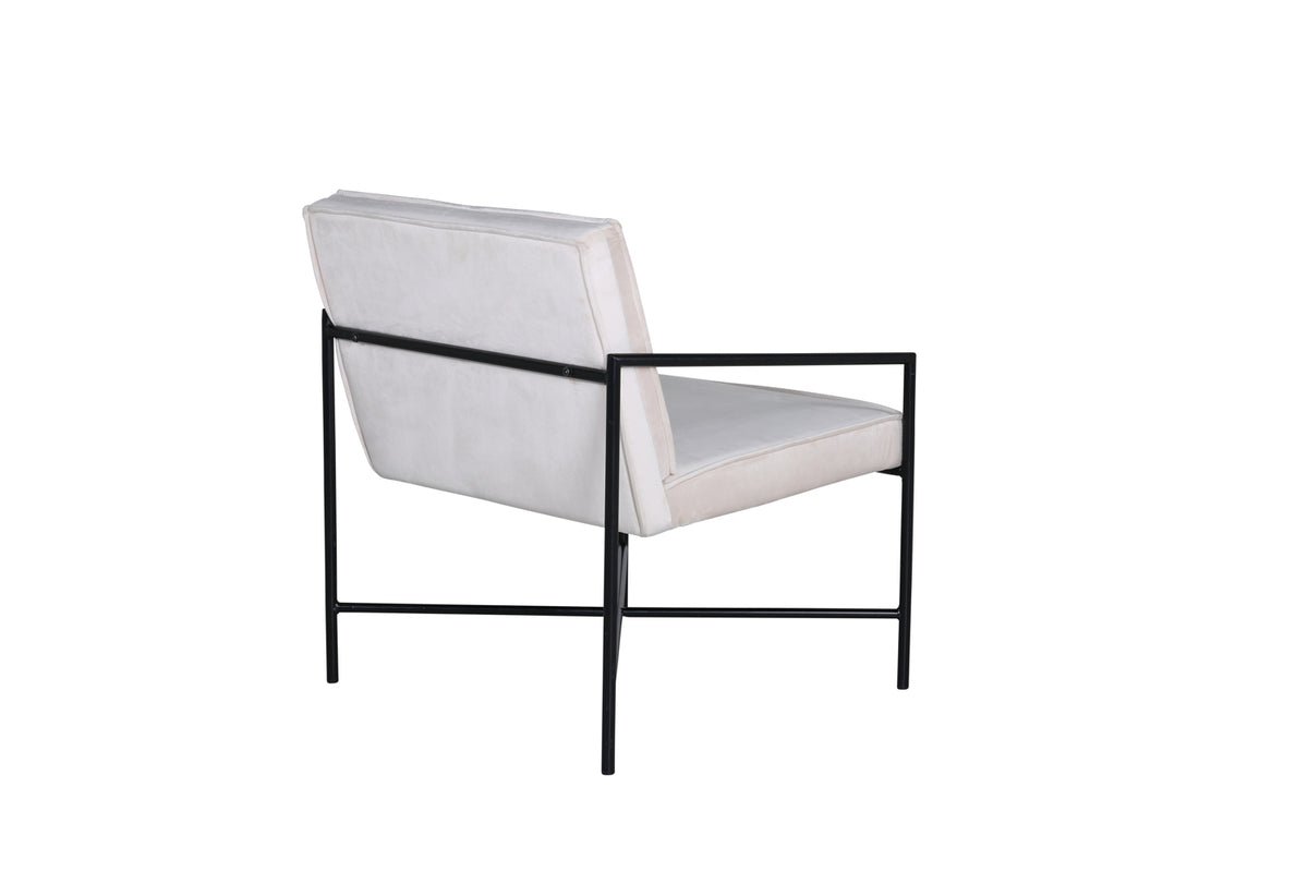 Fauteuil Lorele - Met Teddystof- of fluwelen bekleding