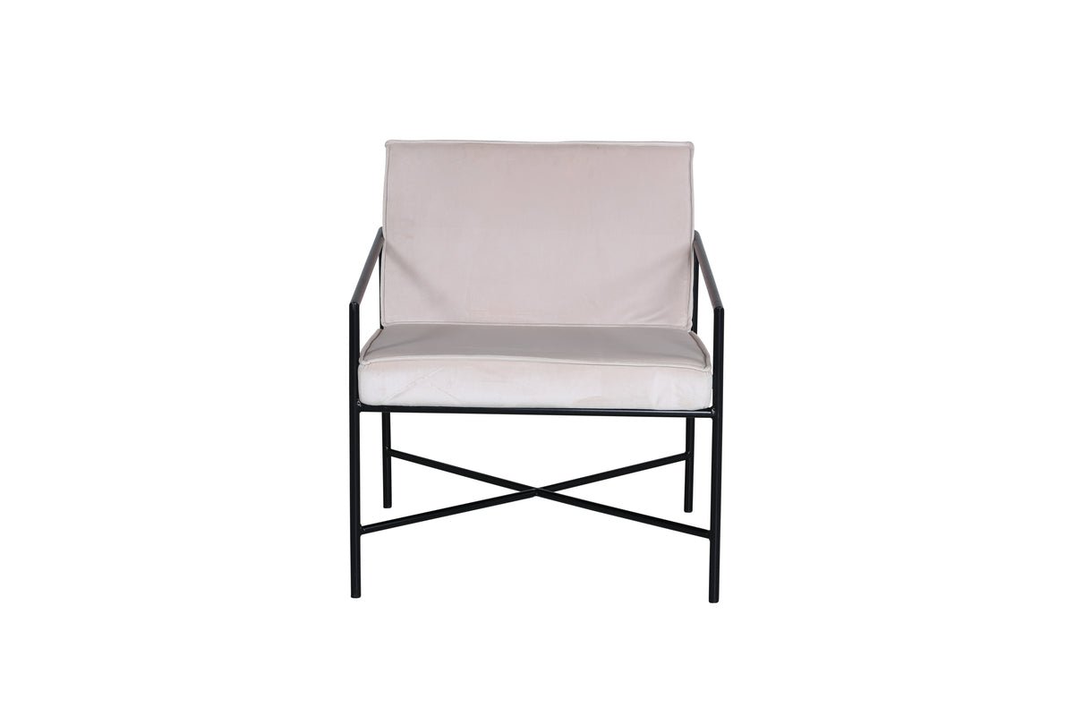 Fauteuil Lorele - Met Teddystof- of fluwelen bekleding