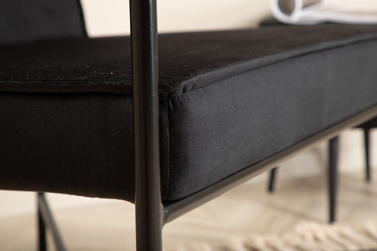 Fauteuil Lorele - Met Teddystof- of fluwelen bekleding