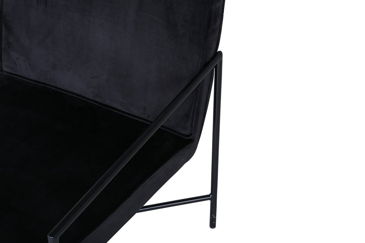 Fauteuil Lorele - Met Teddystof- of fluwelen bekleding