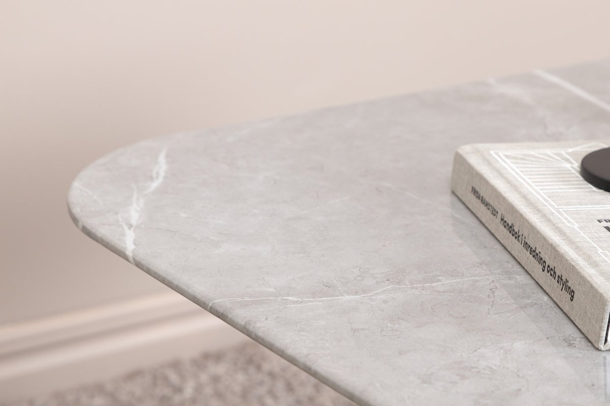 Salontafel Tango - met tafelblad van marmerglas