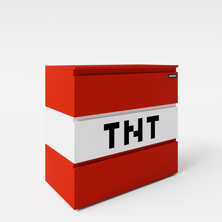 Minecraft ladekast „TNT Box“ – met LED-verlichting & 3 laden