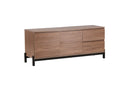 Designer TV-Lowboard Modano – Zwart matt oder Walnussoptik
