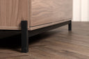Designer TV-Lowboard Modano – Zwart matt oder Walnussoptik