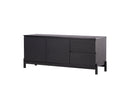Designer TV-Lowboard Modano – Zwart matt oder Walnussoptik