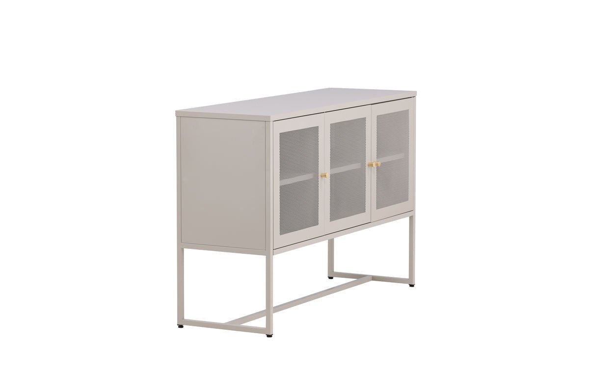 Kommode Marilo – Beige, industrieel-modern met loft-charme