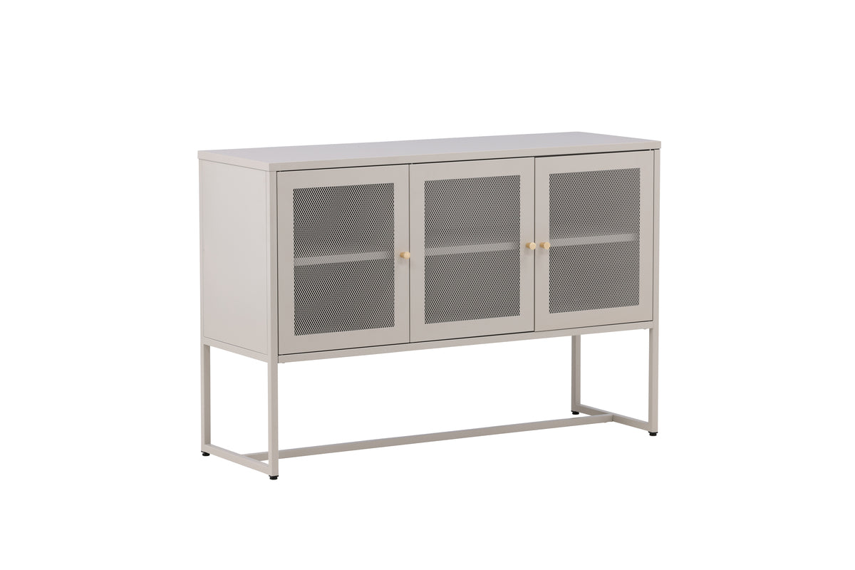 Kommode Marilo – Beige, industrieel-modern met loft-charme