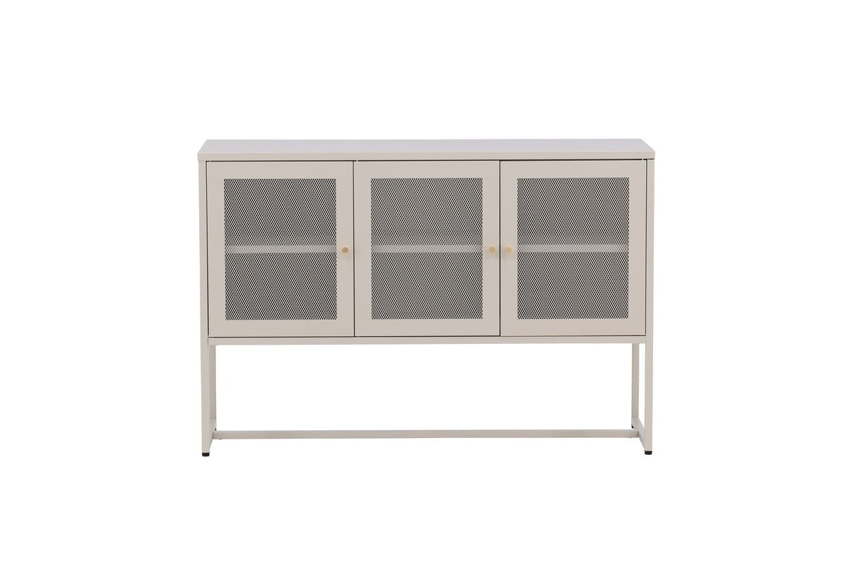 Kommode Marilo – Beige, industrieel-modern met loft-charme