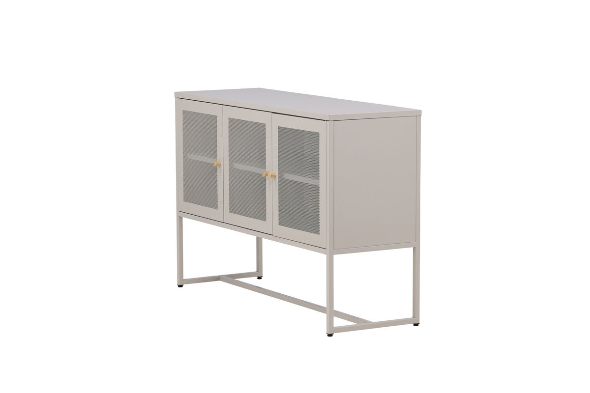 Kommode Marilo – Beige, industrieel-modern met loft-charme
