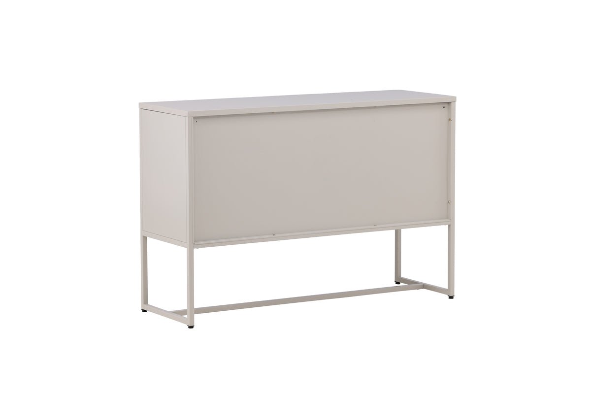Kommode Marilo – Beige, industrieel-modern met loft-charme