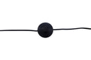 Vloerlamp Grimming – rustige zwarte helderheid met houten details