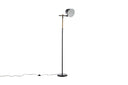 Vloerlamp Grimming – rustige zwarte helderheid met houten details